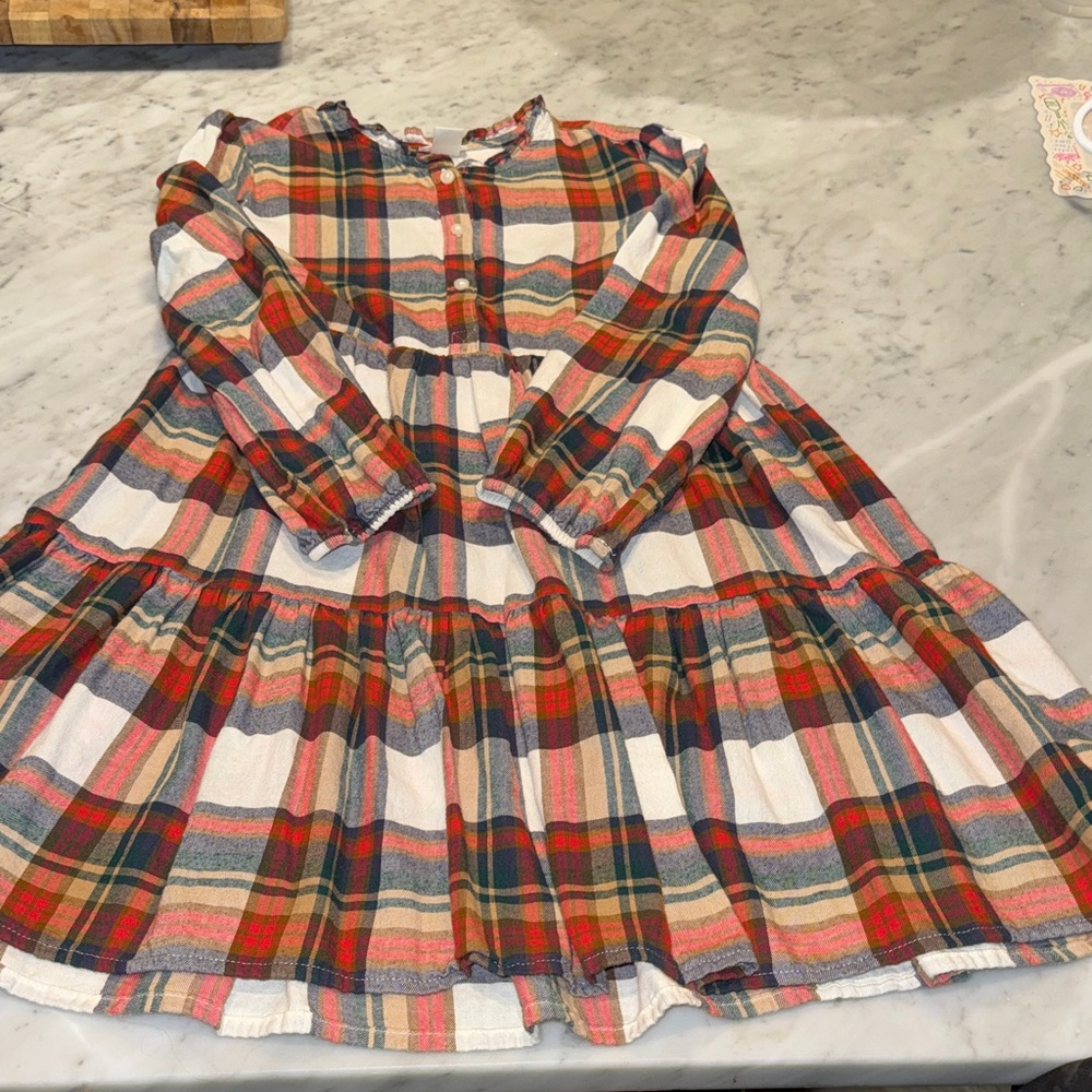 Crewcuts Vibrant Plaid Kids Dress